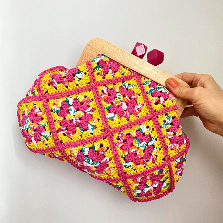 Hand Dyed Clutch bag