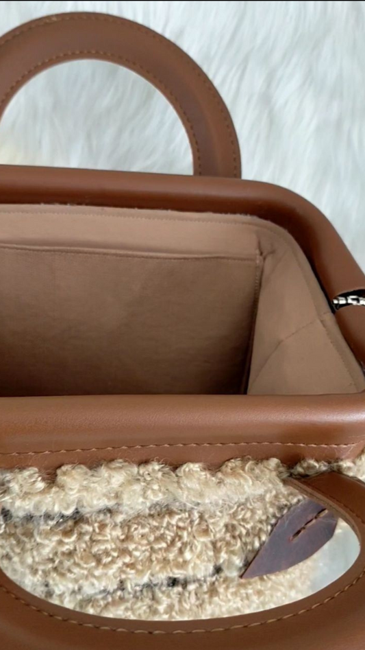 Boucle Yarn Crochet Bag