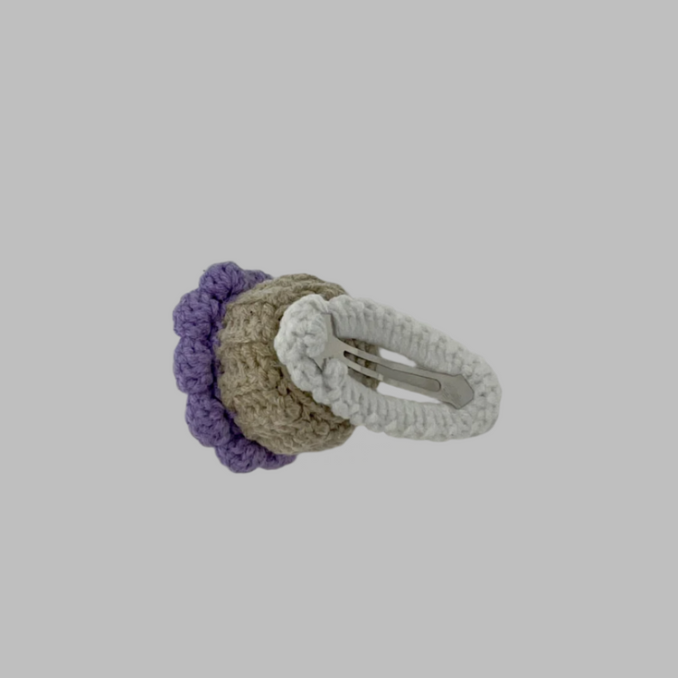 Cupcake Hair Clip