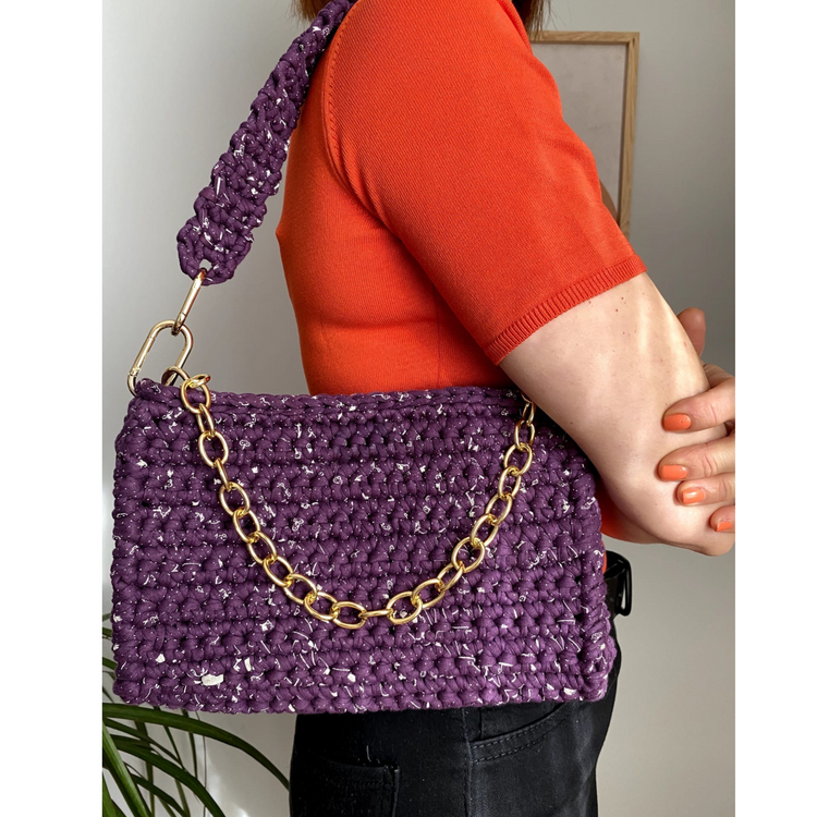 Crochet Shirt Yarn Purse