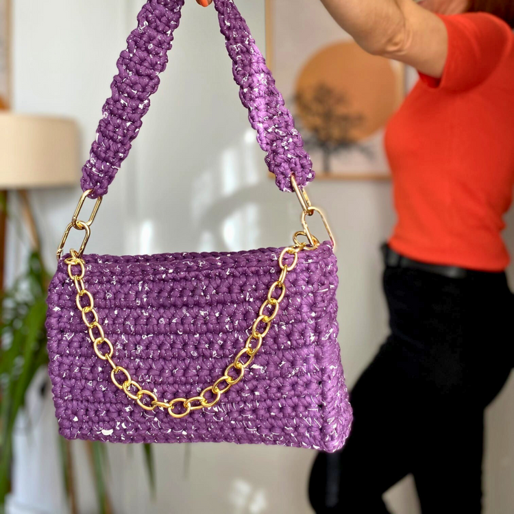 Crochet Shirt Yarn Purse