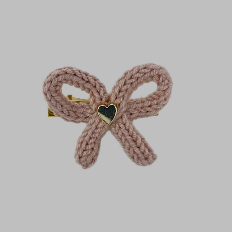 Handmade Crochet Bow Hair Clips