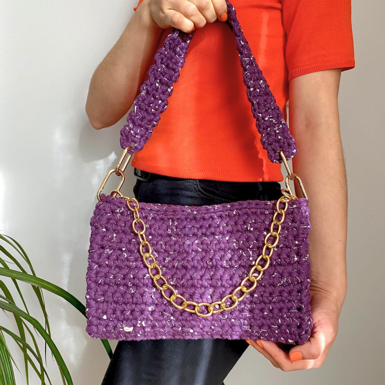 Crochet Shirt Yarn Purse