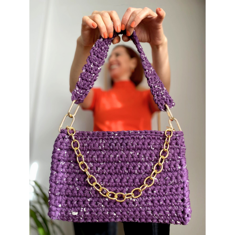 Crochet Shirt Yarn Purse