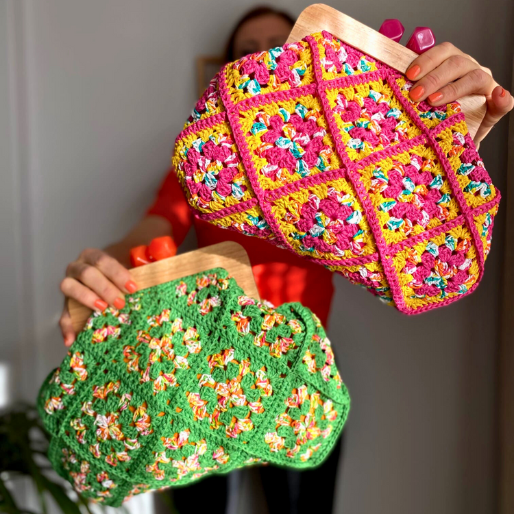 Hand Dyed Clutch bag