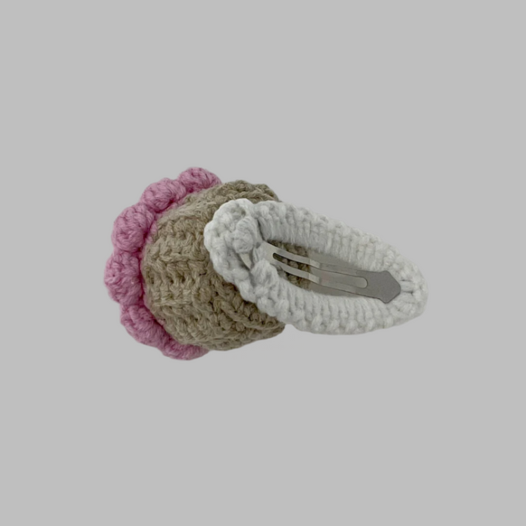 Cupcake Hair Clip