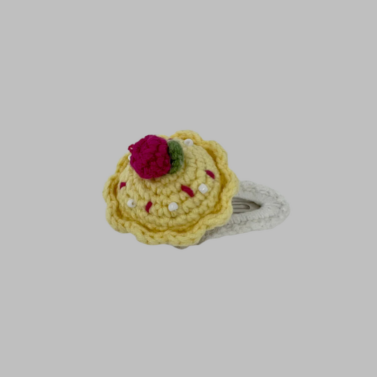 Cupcake Hair Clip