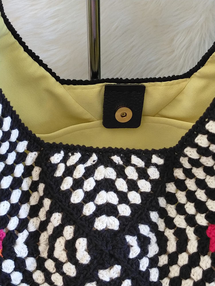 Pixel Bloom Shoulder Bag