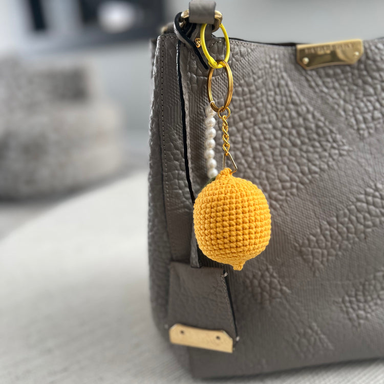 Lemon keychain