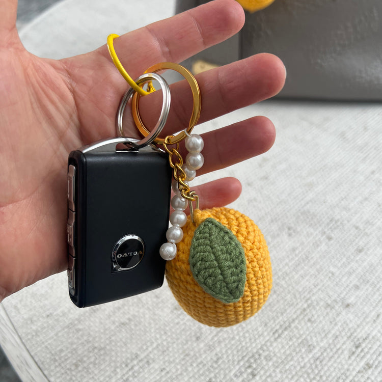 Lemon keychain