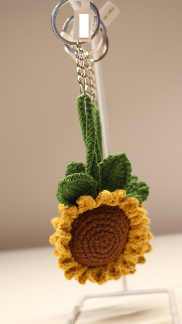 Sunflower Keychain