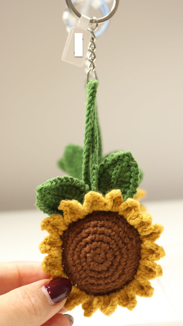 Sunflower Keychain
