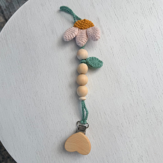 Daisy Bloom Pacifier Holder