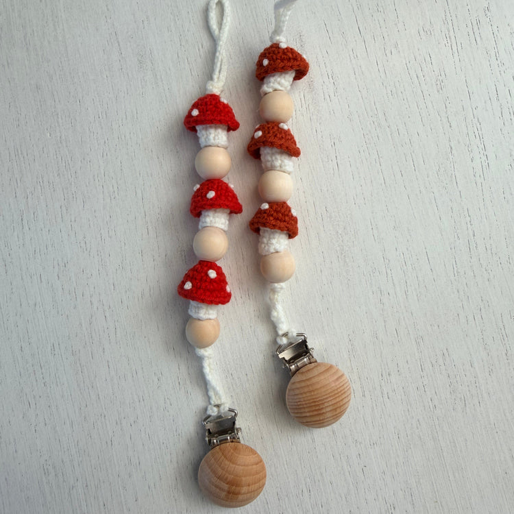 Little Mushroom Pacifier Holder