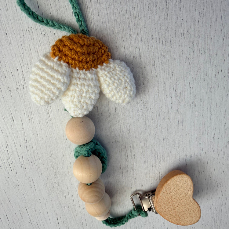 Daisy Bloom Pacifier Holder