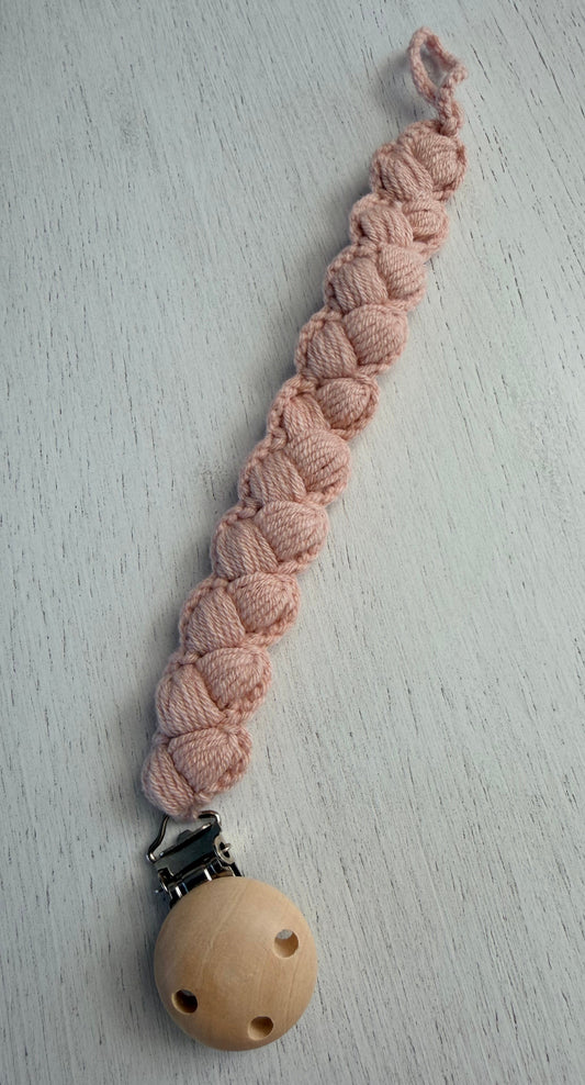 Soft Braid Pacifier Holder