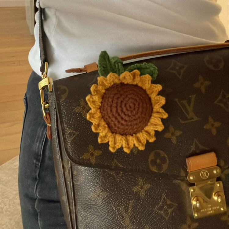 Sunflower Keychain
