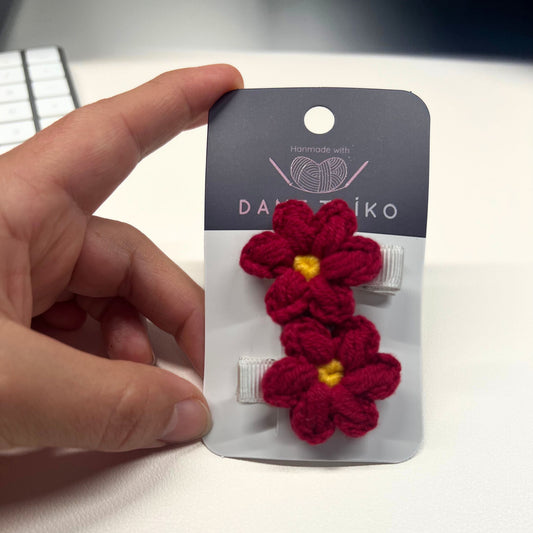 Pince à cheveux mini marguerite