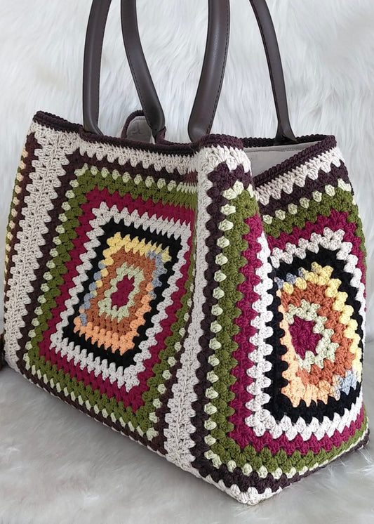 Crochet Large Tote Bag