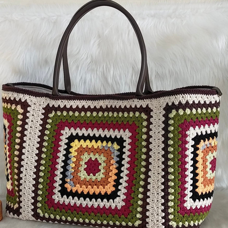 Crochet Large Tote Bag