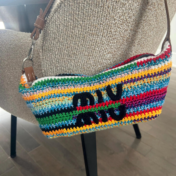 MiuMiu Inspired Baguette Purse