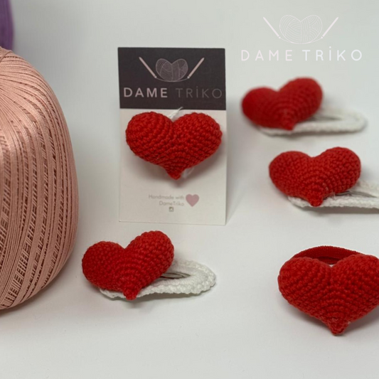 Crochet en forme de coeur