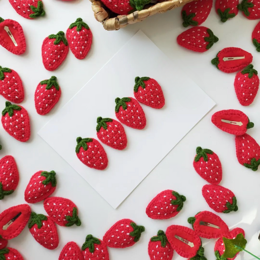 Strawberry Crochet Accessories 