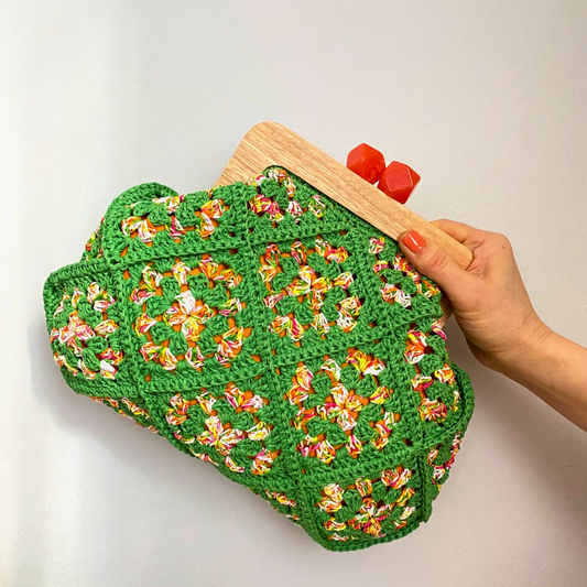 Hand Dyed Clutch bag