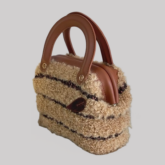 Boucle Yarn Crochet Bag