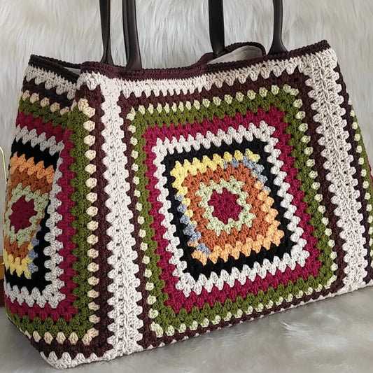 Crochet Large Tote Bag