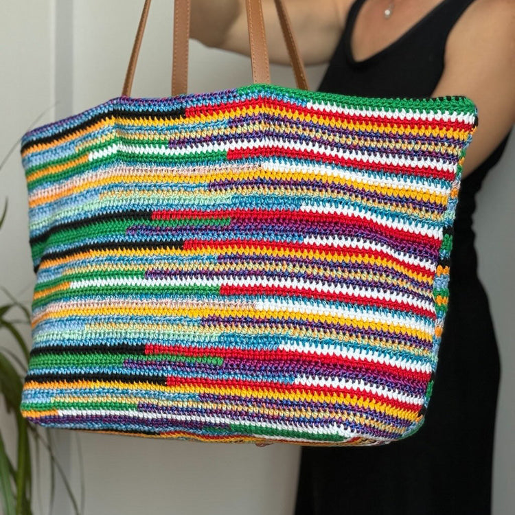 MiuMiu Inspired Oversized Crochet Tote