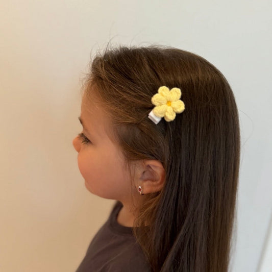 Pince à cheveux mini marguerite