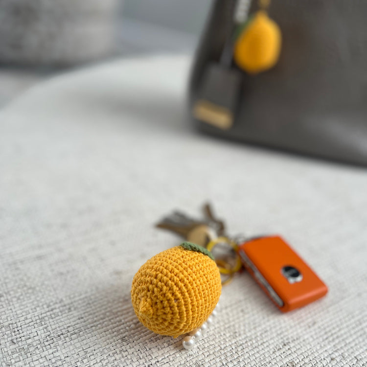 Lemon keychain