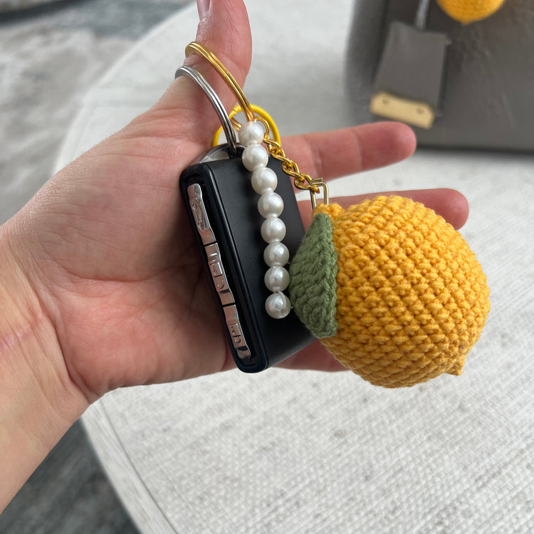 Lemon keychain