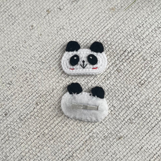 Handmade Panda Hair Clip