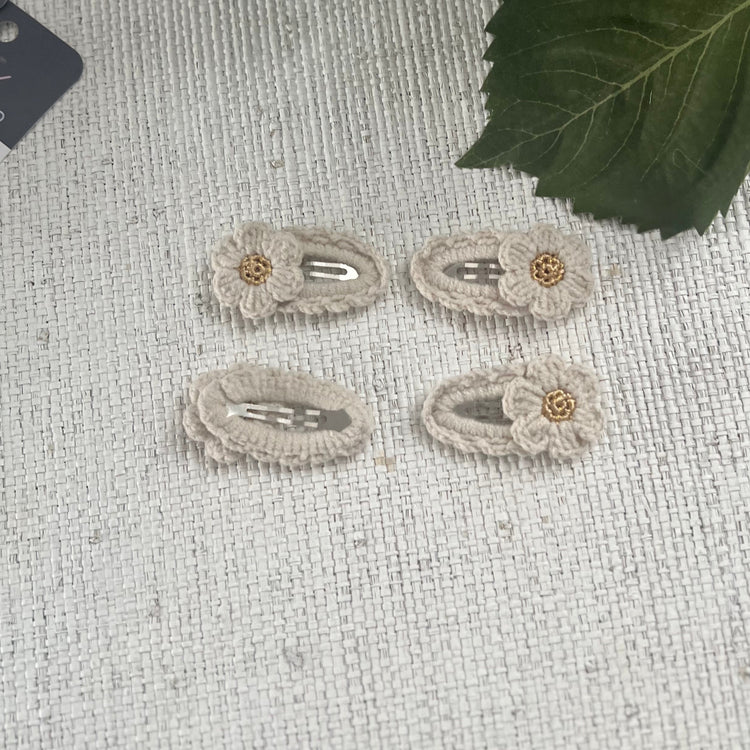 Minimalist Flower Hair Clip