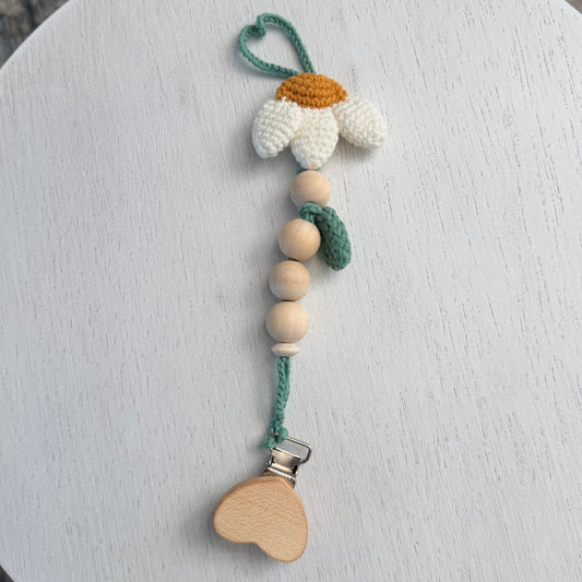 Daisy Bloom Pacifier Holder