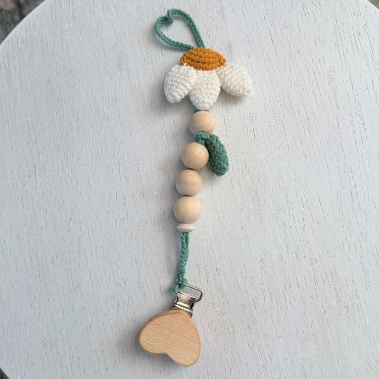 Daisy Bloom Pacifier Holder