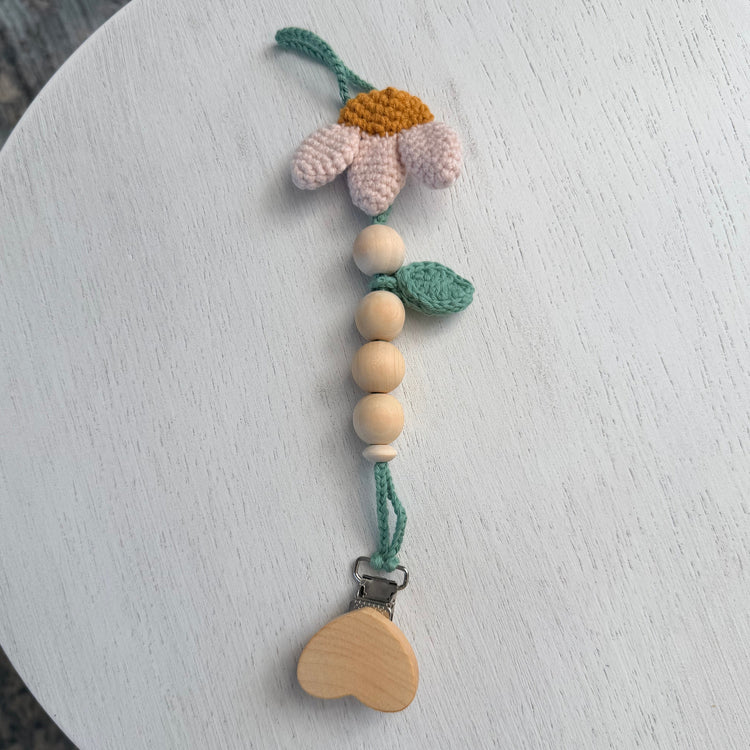 Daisy Bloom Pacifier Holder