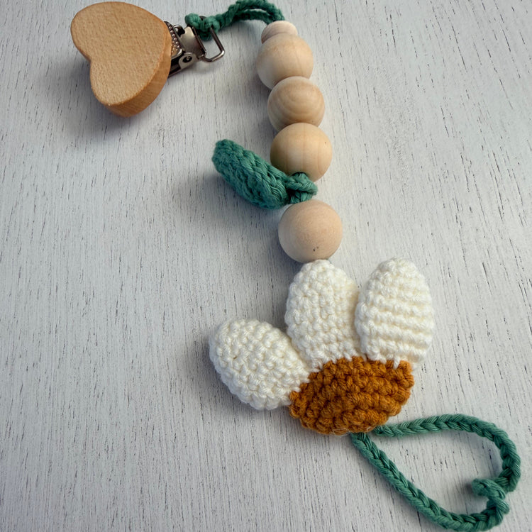 Daisy Bloom Pacifier Holder