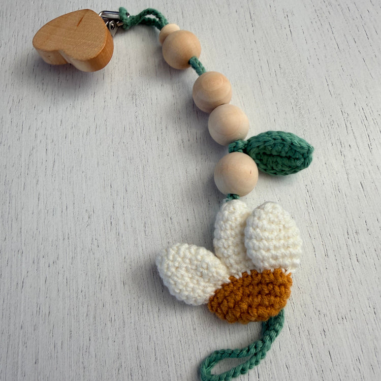 Daisy Bloom Pacifier Holder