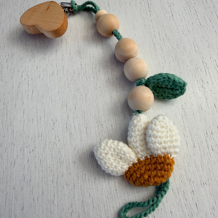 Daisy Bloom Pacifier Holder