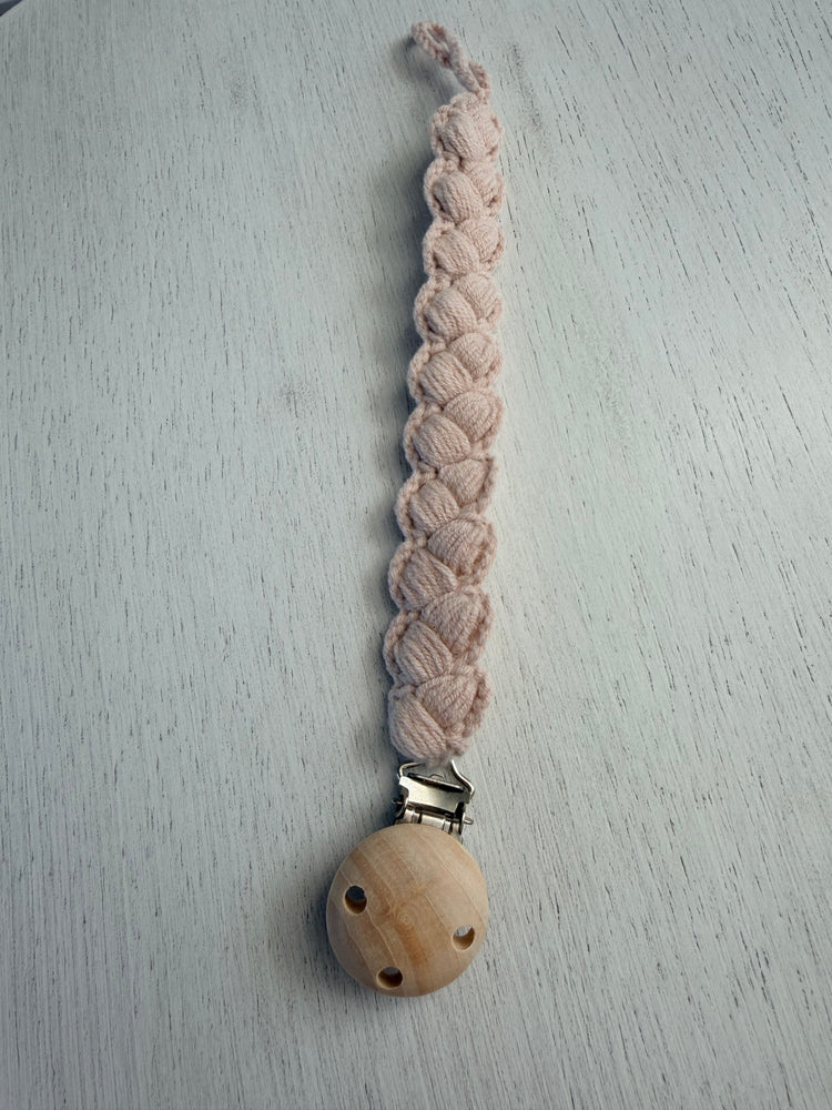 Soft Braid Pacifier Holder