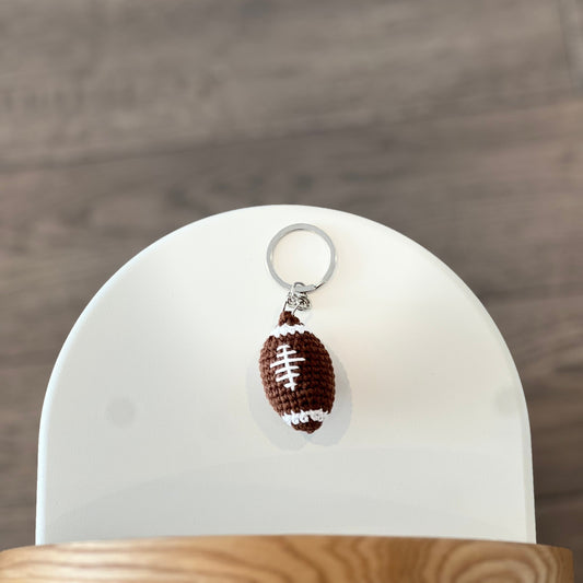 Crochet Footbal Keychain
