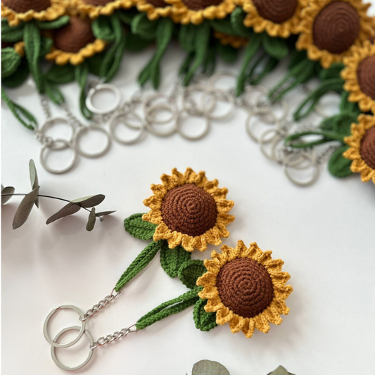 Sunflower Keychain