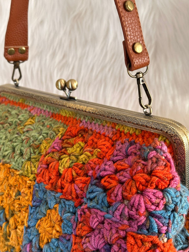 Sienna Crochet Clutch Bag